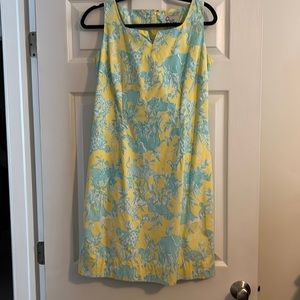 Lilly Pulitzer White Label Shift Dress Size 10